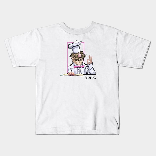 Chef's Kiss Kids T-Shirt by ActionNate